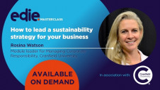 The 30-minute masterclass offers a taster of the brand new Sustainability Leadership Programme, developed by Cranfield University for edie's network of sustainability professionals